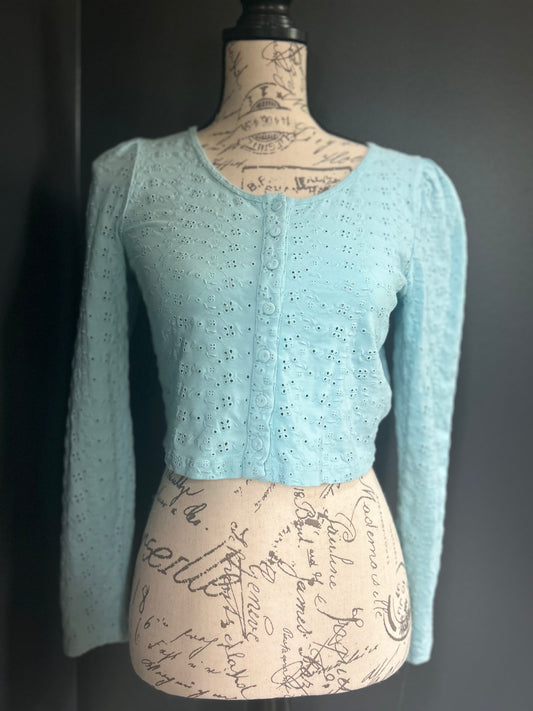 LoveShackFancy Jonah Crop Cardigan